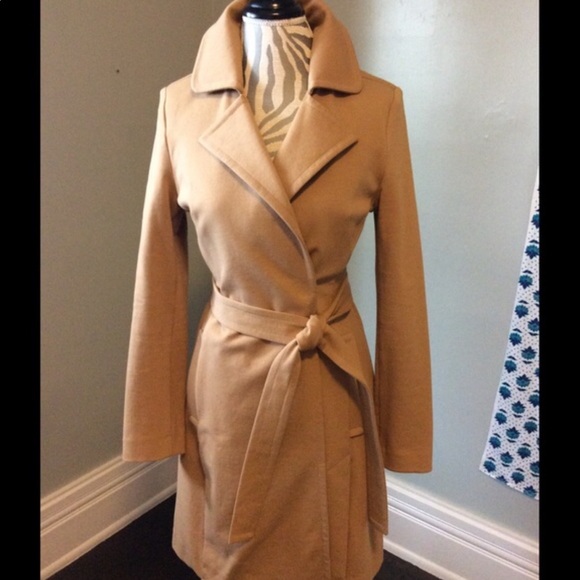 CAbi Casablanca Camel Knit Trench Coat cream/tan - Picture 3 of 12